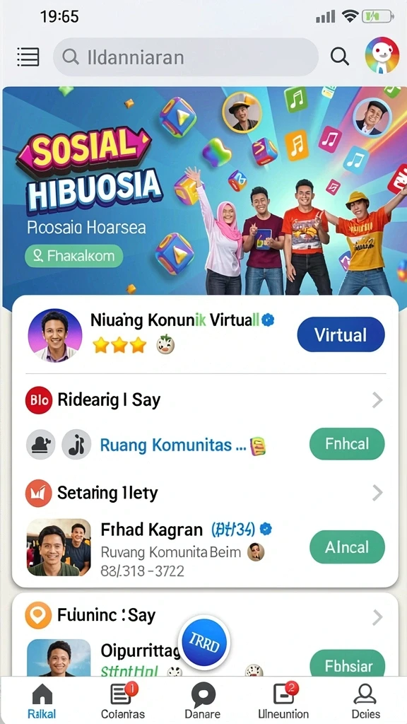 66menang - Tampilan awal yang menarik dan intuitif.