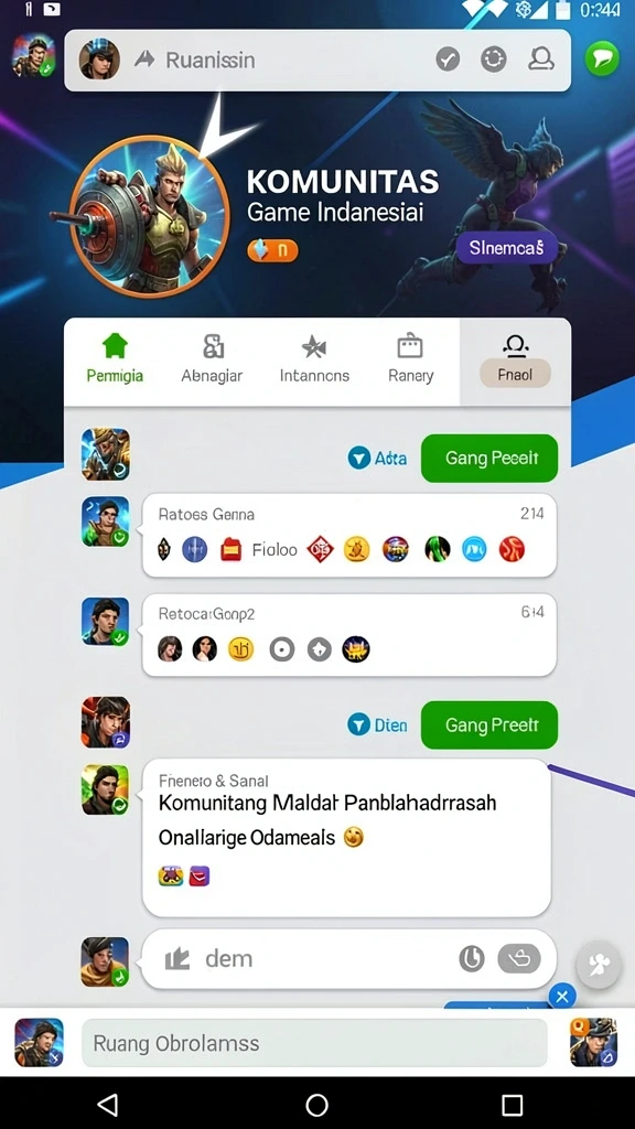 filter303 - Karakter unik yang bisa dipilih.