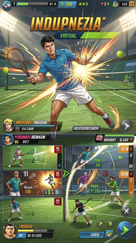 mantra55 - Screenshot menampilkan fitur multiplayer yang memungkinkan interaksi pemain.